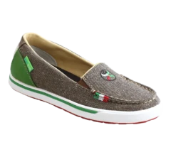 Twisted X Hooey Ladies Loper Mexican Heritage Slip On Shoe WHYC028