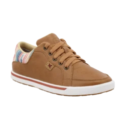 Twisted X® Ladies Tan & Pink Multicolor Lace Up Shoes WCA0072