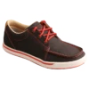 Twisted X Ladies Black & Grenadine Kick Shoes WCA0042