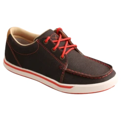 Twisted X Ladies Black & Grenadine Kick Shoes WCA0042