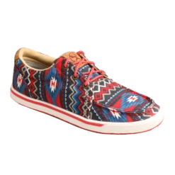 Twisted X® Hooey Loper Aztec Red Multi-Color Shoes WHYC026