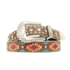 Blazin Roxx Ladies Aztec Embroidered & S Brown Belt N3519802
