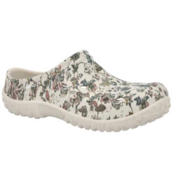Muck Boot Company Muck® Ladies Muckster Floral White Lite Clog Slip On Shoes MLCW1FLR