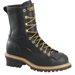 Carolina® Men's Black Spruce 8" Waterproof Steel Toe Work Boots CA9825
