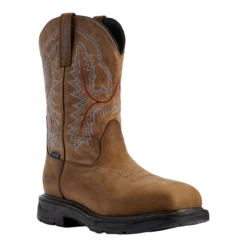 Ariat® Men's Brown WorkHog® XT Wide Square Toe H2O Boots 10031474
