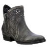 Circle G By Corral Ladies Shortie Black/Grey Cutout Bootie Q0001