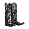 Lane Ladies Wild Hair Sterling Cinder Black Snip Toe Boots LB0486B
