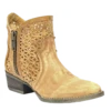 Circle G By Corral Ladies Tan Cutout Shortie Boot Q0002