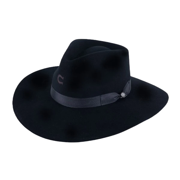 Charlie 1 Horse Black Highway Felt Hat CWHIWA-403607 1 Charlie 1 Horse Black Highway Felt Hat CWHIWA-403607