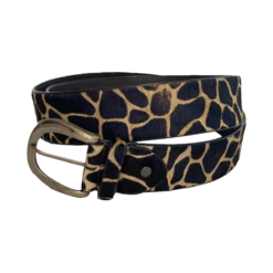 Diba True Ladies Giraffe Print Hair-On Belt DB3508-GIR