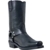 Dingo Men's Black Dean Leather Harness Boots DI19057