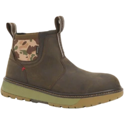 XTRATUF® Men's Bristol Bay Chelsea Duck Camo Brown Boots XBC-DCAM