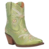 Dingo Ladies Primrose Metallic Green Snip Toe Boots DI748-MNT