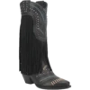Dingo® Ladies Black Gypsy Fringe Boot DI737-BK