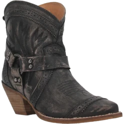 Dingo Ladies Black Gummy Bear Western Bootie DI747-BK
