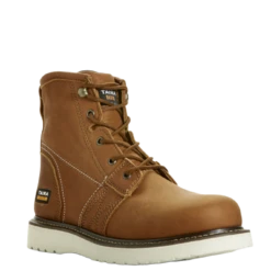 Ariat® Men's Rebar Wedge 6" Golden Grizzly Work Boots 10023064