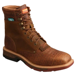 Twisted X Men's 8" CellStretch Lacer Alloy Toe Waterproof Work Boots MXALW01