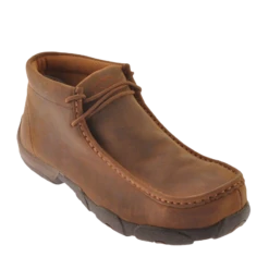 Twisted X Men's Distressed Saddle Steel Toe Driving Mocs MDMST01