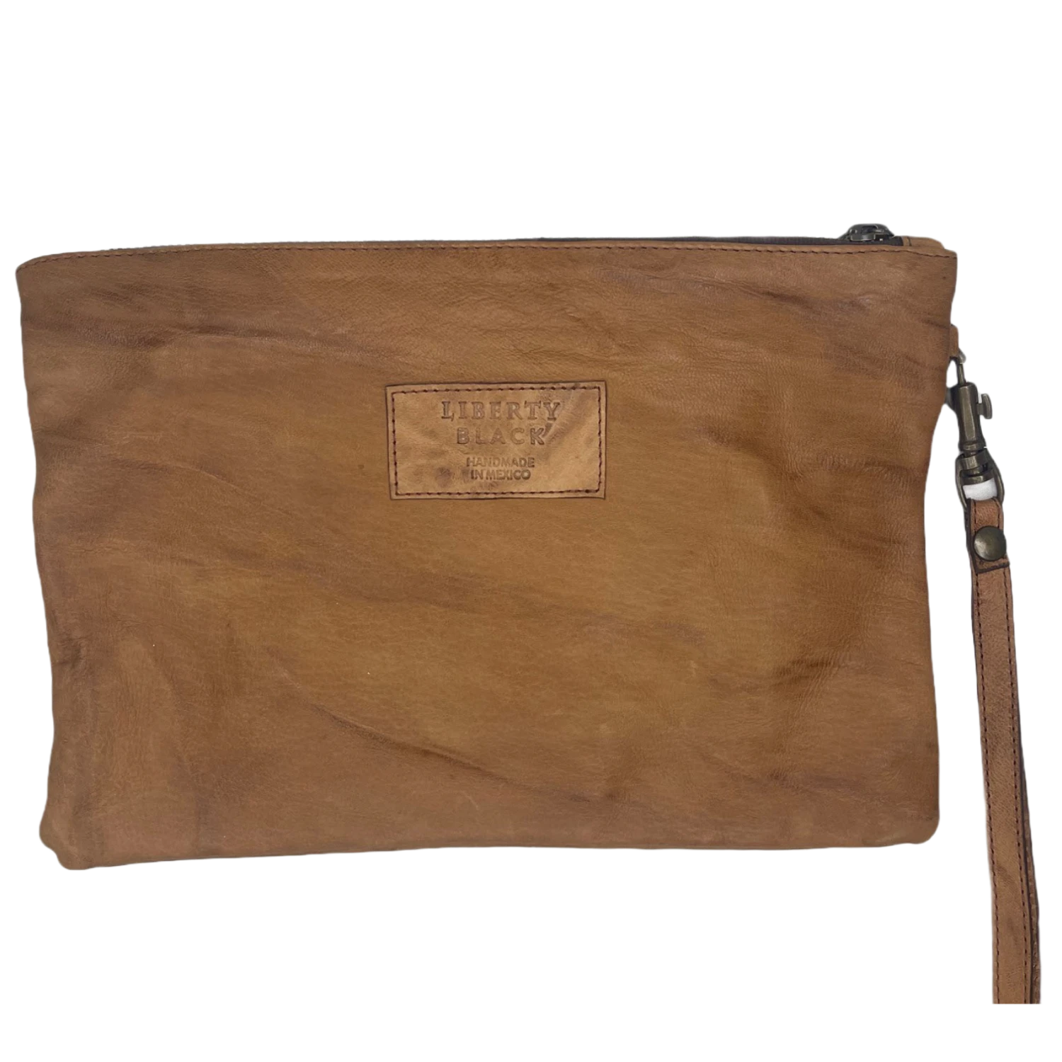 Liberty Black Ladies Cabra Albani Tobacco Wristlet Purse LBBG617-AT 2 Liberty Black Ladies Cabra Albani Tobacco Wristlet Purse LBBG617-AT - Image 2