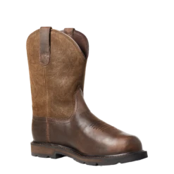 Ariat Mens Groundbreaker Met Guard Brown Steel Toe Work Boots 10036107