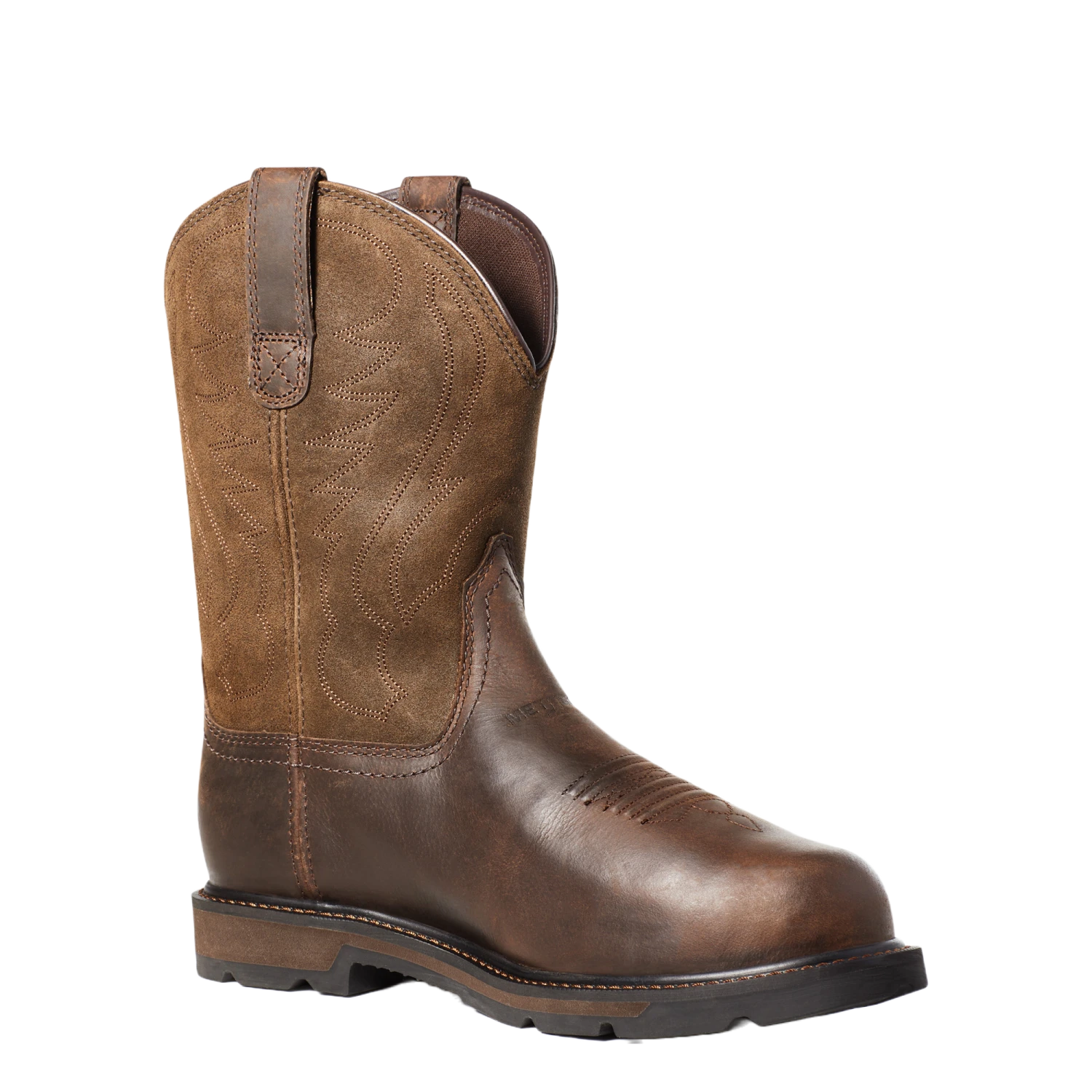 Ariat Mens Groundbreaker Met Guard Brown Steel Toe Work Boots 10036107 1 Ariat Mens Groundbreaker Met Guard Brown Steel Toe Work Boots 10036107