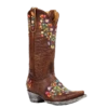 Old Gringo Sora 13" Multicolor Floral Embroidery Boots - Brass L841-3