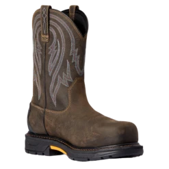 Ariat Men's Workhog XT Tumbleweed H2O Dark Brown Boot 10035911