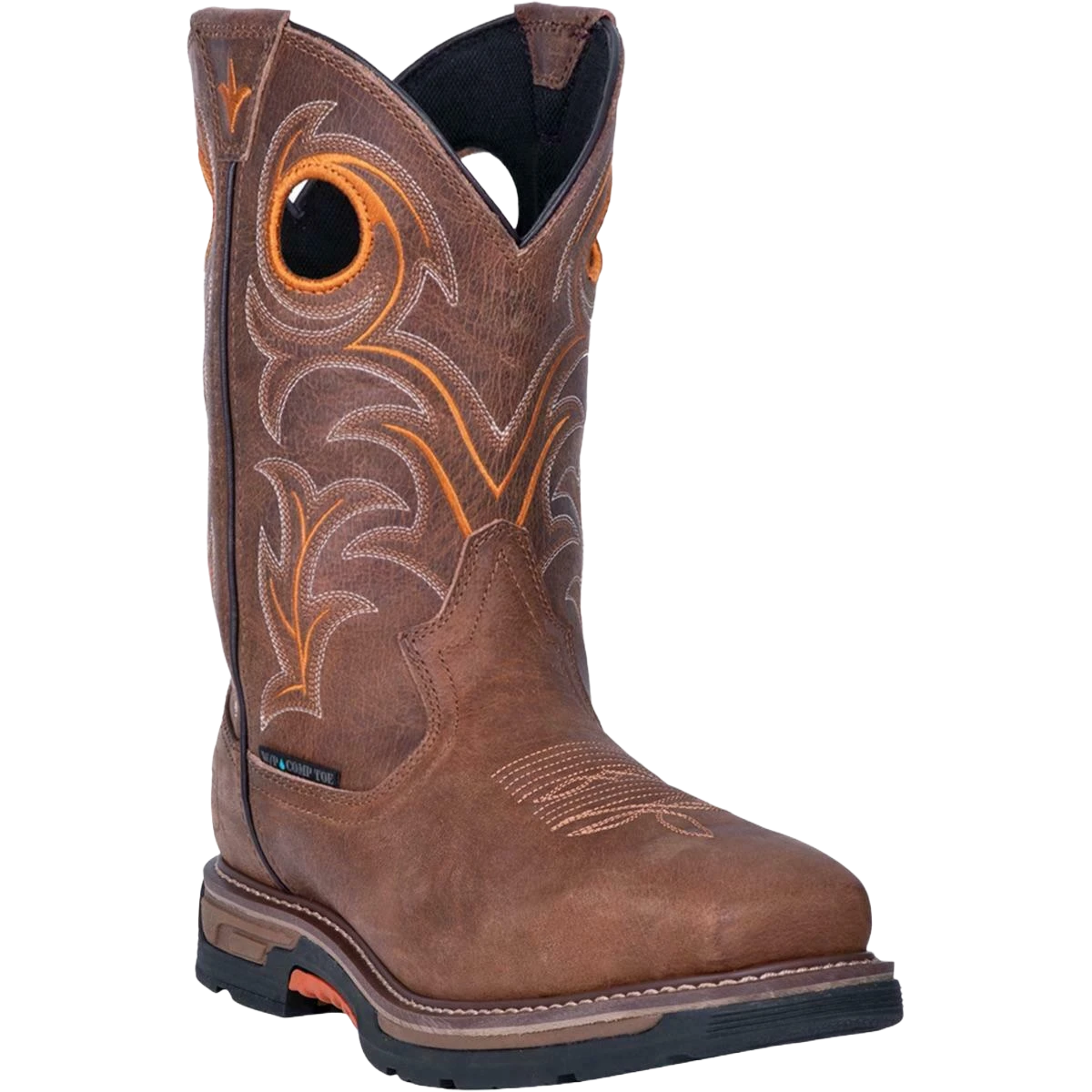 Dan Post Men's Storms Eye Composite Toe Brown Work Boots DP59414 1 Dan Post Men's Storms Eye Composite Toe Brown Work Boots DP59414