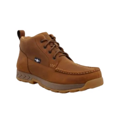 Wrangler Men's Moc Toe Trail Hiker In Spice Brown Boots KMAW001