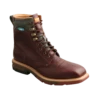 Twisted X® Men's 8" CellStretch® Lacer Brown Distressed Work Boots MXALW02
