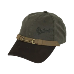 Outback Trading Company Unisex Sage Oilskin Equestrian Cap 1482-SAG