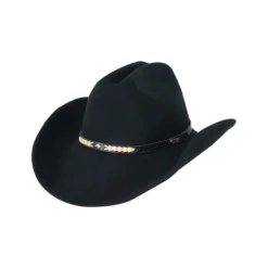 Outback Men's Out Of The Chute Black Wool Western Hat 1335-BLK