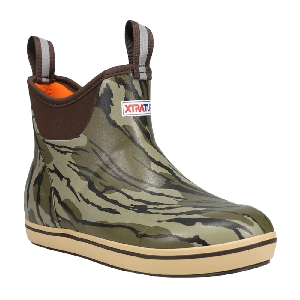XTRATUF Men's Ankle Deck Mossy Oak™ Bottomlands Boots XMAB-MOB 1 XTRATUF Men's Ankle Deck Mossy Oak™ Bottomlands Boots XMAB-MOB