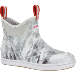 XTRATUF Men's Ankle Deck Mossy Oak™ Elements Hailstone Boots XMAB-MOH