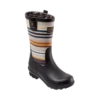 Pendleton® Ladies Bridger Stripe Black Mid Rain Boots PW2280-001