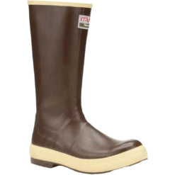 XTRATUF Men's 15" Legacy Brown Waterproof Rubber Boots 22272G