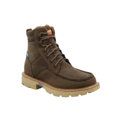 Twisted X® Men's 6" Shitake Brown Waterproof Work Boots MXCW004