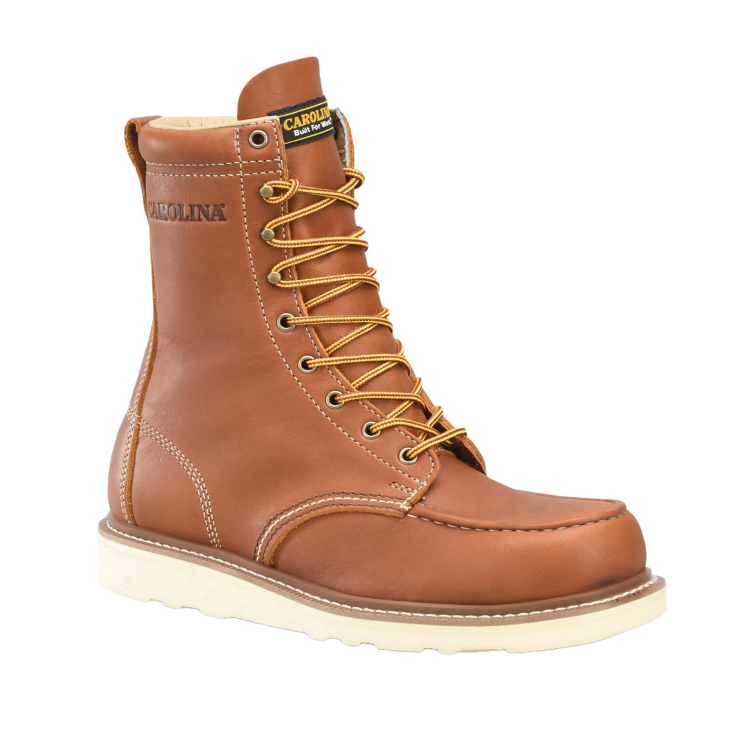 Carolina® Men's AMP MX Tan Steel Toe Work Boots CA7562 1 Carolina® Men's AMP MX Tan Steel Toe Work Boots CA7562