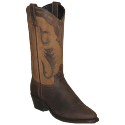 Sage By Abilene Ladies Two Toned Brown Western Boots 4540