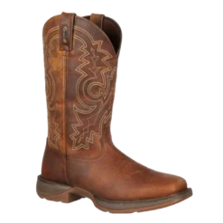 Durango® Men's 12" Western Brown Square Toe Work Boots DB4343