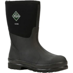 Muck Boot Company Muck Men's Chore Classic Mid Black Pull On Rubber Boots CHM-000A-BL