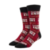 SockSmith Men's Casino Jackpot Red Socks MNC2424-RED