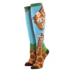 SockSmith Ladies Loving Giraffes Knee High Blue Socks WNH2523-BLU