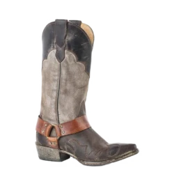 Stetson Ladies Jade Washed Wing Brown And Gray Boots 12-021-6105-1133
