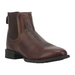 Laredo® Men's Theo Brown Round Toe Western Ankle Booties 62092