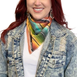 Sweet Texas Treasures Ladies Single Layer Stripped Wild Rag STT164