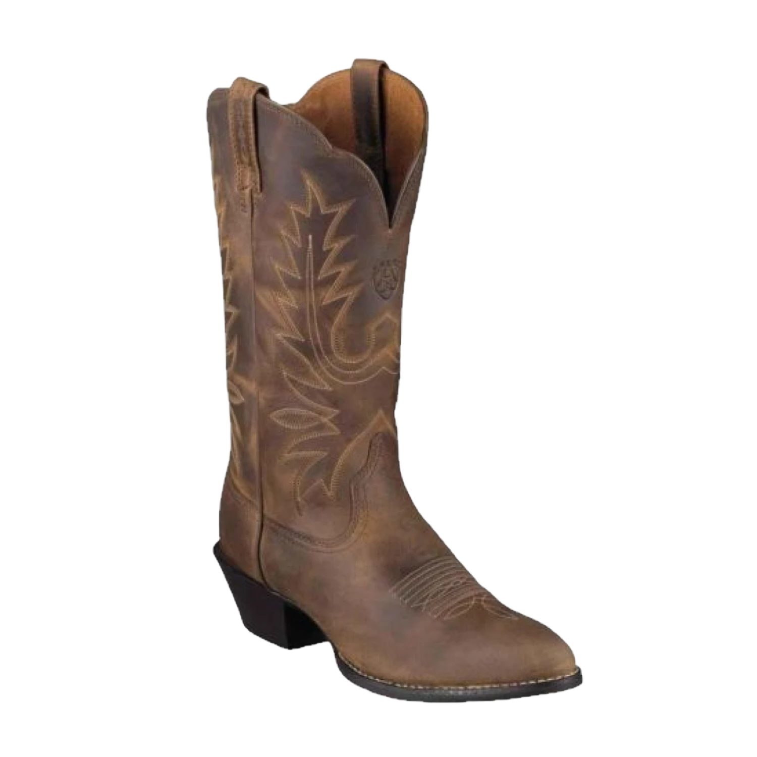 Ariat Ladies Heritage Western R Toe Boot – Distressed Brown 10001021 1 Ariat Ladies Heritage Western R Toe Boot – Distressed Brown 10001021