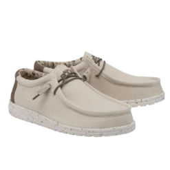 Hey Dude® Men's Wally Stretch Ivory Shoes 110380112