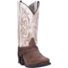 Laredo Ladies Myra Brown & Sand White Western Boots 51091