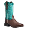 Ariat® Ladies Turquoise & Dark Cottage Cattle Drive Boots 10033870